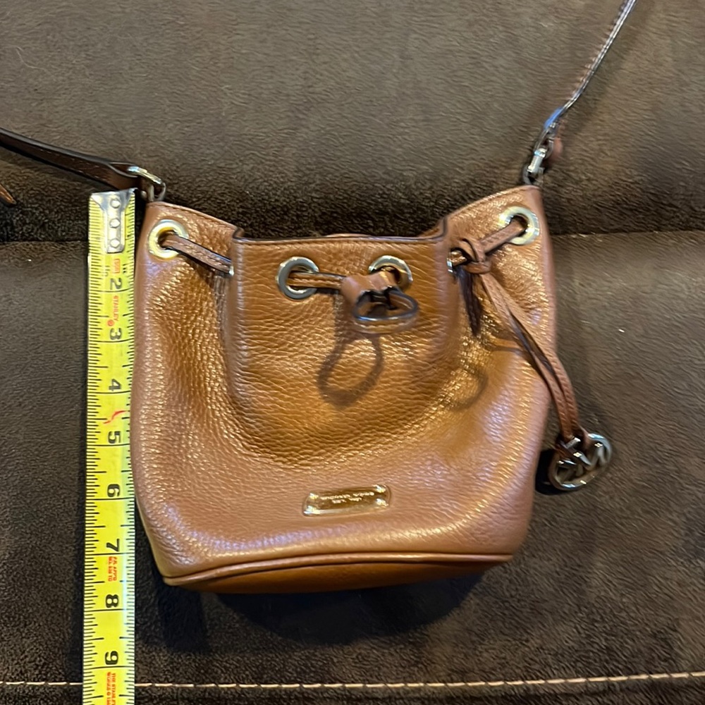 Michael Kors small brown bucket bag- crossbody